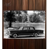 Металлическая табличка Mercedes-Benz 220 SE (W111)